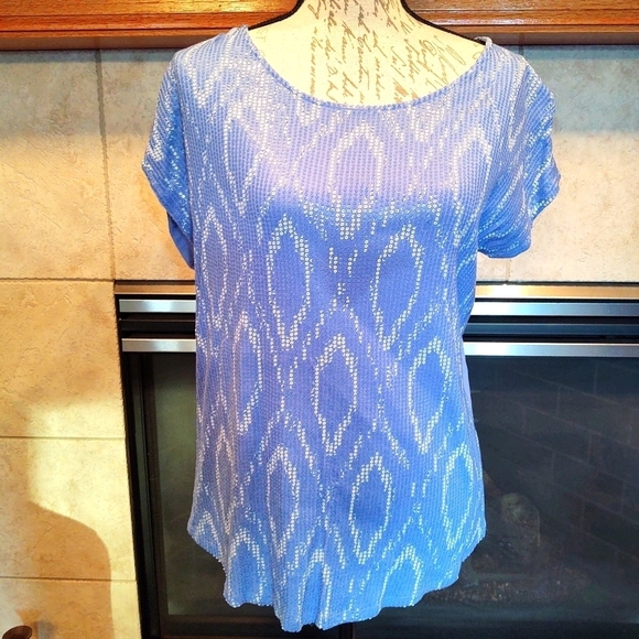 crosby. Tops - 💥3/$20 Crosby Blue Sequence Large Shirt!